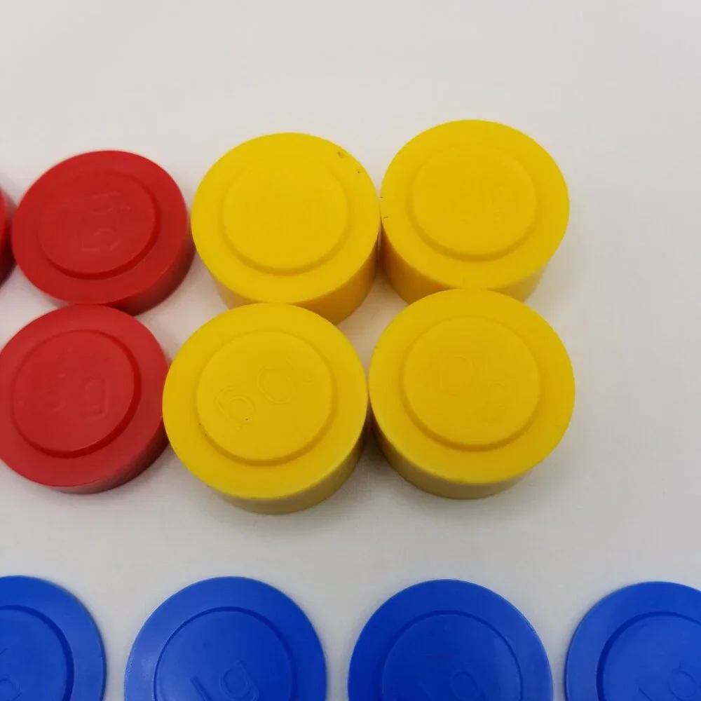 Plastic Stackable Gram Weights Set 48 Piece Math Science Classroom